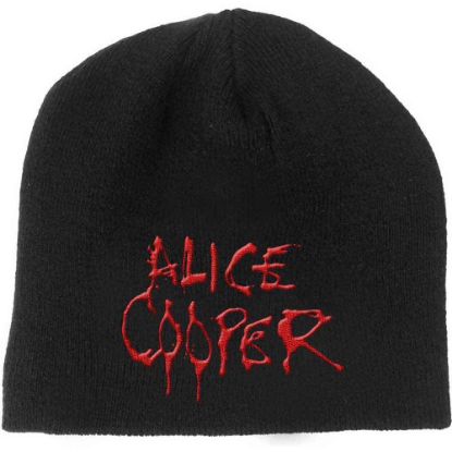 Picture of Alice Cooper Unisex Beanie Hat: Dripping Logo