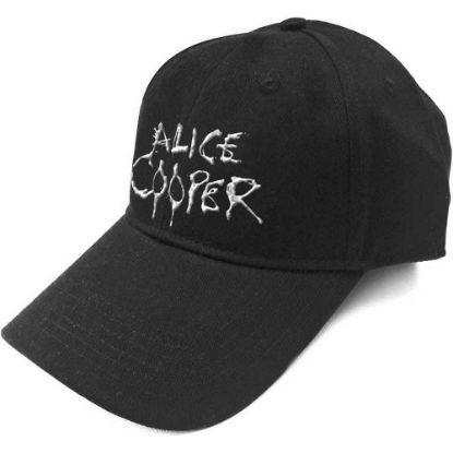 Picture of Alice Cooper Unisex Baseball Cap: Dripping Logo (Sonic Silver)