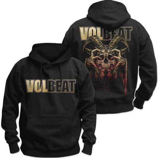 Picture of Volbeat Unisex Pullover Hoodie: Bleeding Crown Skull (Back Print)