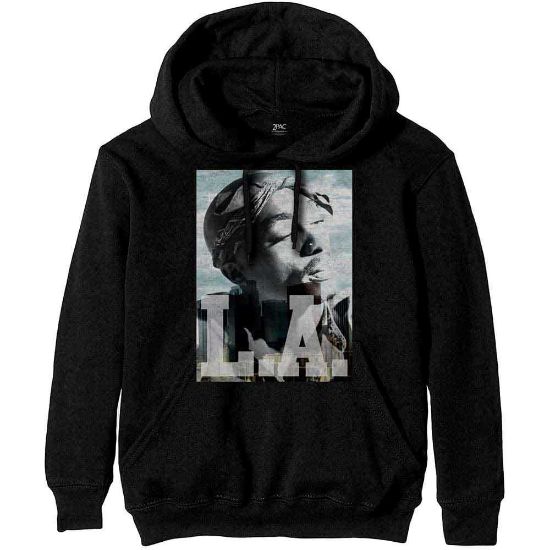 Picture of Tupac Unisex Pullover Hoodie: LA Skyline