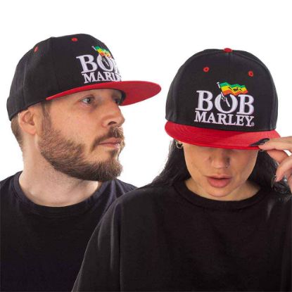 Picture of Bob Marley Unisex Snapback Cap: Logo