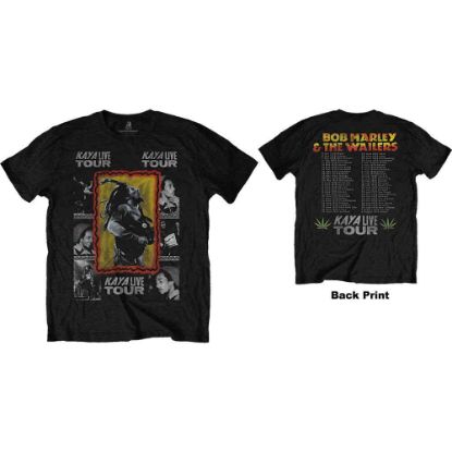 Picture of Bob Marley Unisex T-Shirt: Kaya Tour Back Print