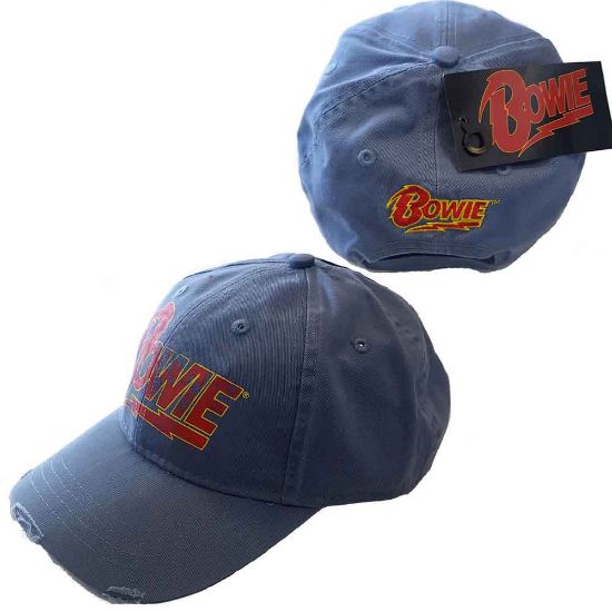 Picture of David Bowie Unisex Baseball Cap: Flash Logo