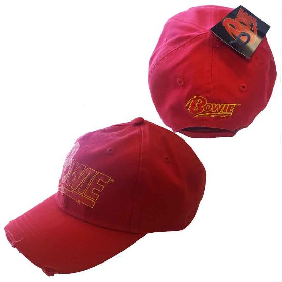 Picture of David Bowie Unisex Baseball Cap: Flash Logo