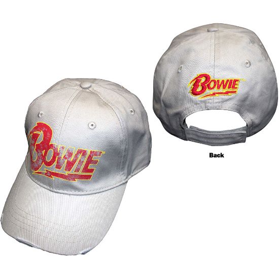 Picture of David Bowie Unisex Baseball Cap: Flash Logo