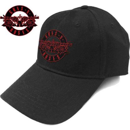 Picture of Guns N' Roses Unisex Baseball Cap: Red Circle Logo