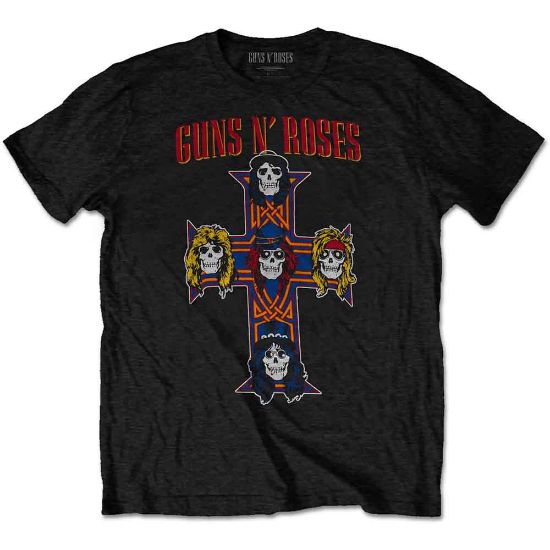 Picture of Guns N' Roses Unisex T-Shirt: Vintage Cross
