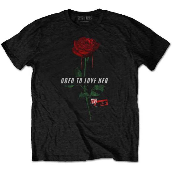 Picture of Guns N' Roses Unisex T-Shirt: Used to Love Her Rose