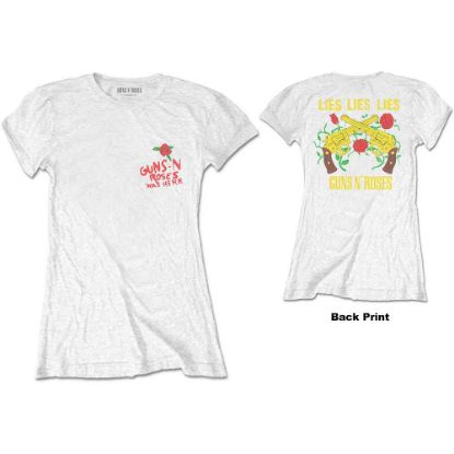 Picture of Guns N' Roses Ladies T-Shirt: Lies, Lies, Lies Back Print