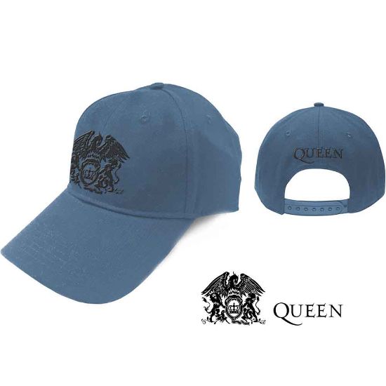 Picture of Queen Unisex Baseball Cap: Black Classic Crest