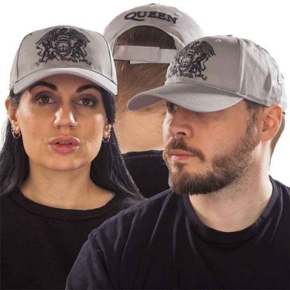 Picture of Queen Unisex Baseball Cap: Black Classic Crest