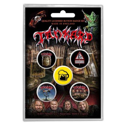 Picture of Tankard Button Badge Pack: One Foot in the Grave