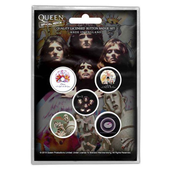 Picture of Queen Button Badge Pack: Early Albums