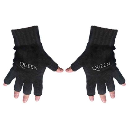 Picture of Queen Unisex Fingerless Gloves: Logo