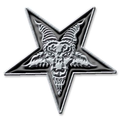 Picture of Generic Pin Badge: Pentagram (Enamel In-Fill)