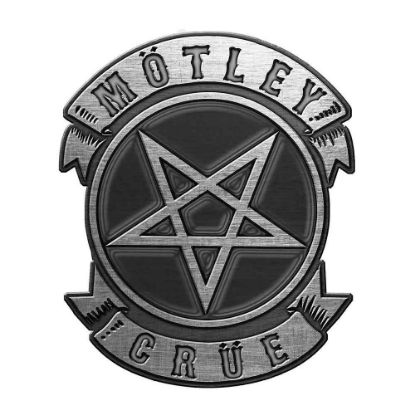 Picture of Motley Crue Pin Badge: Pentagram (Enamel In-Fill)