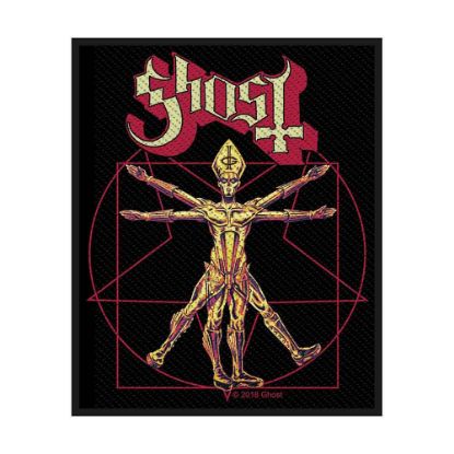 Picture of Ghost Woven Patch: The Vitruvian Ghost (Standard)