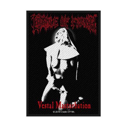 Picture of Cradle Of Filth Woven Patch: Vestal Masturbation (Standard)