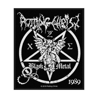 Picture of Rotting Christ Woven Patch: Black Metal (Standard)