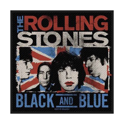 Picture of The Rolling Stones Woven Patch: Black & Blue (Retail Pack) (Standard)