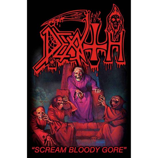 Picture of Death Textile Poster: Scream Bloody Gore