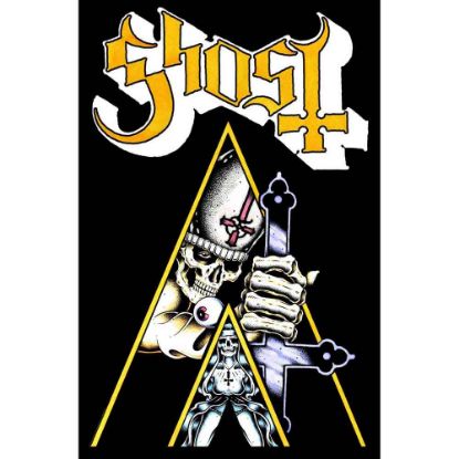 Picture of Ghost Textile Poster: Clockwork Ghost