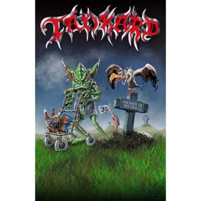 Picture of Tankard Textile Poster: One Foot In The Grave