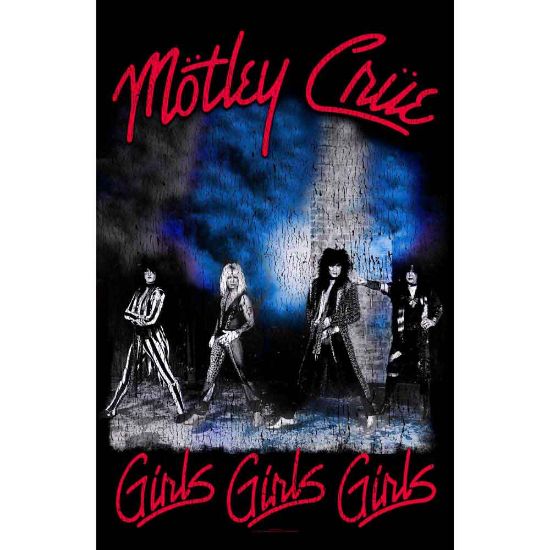 Picture of Motley Crue Textile Poster: Girls, Girls, Girls