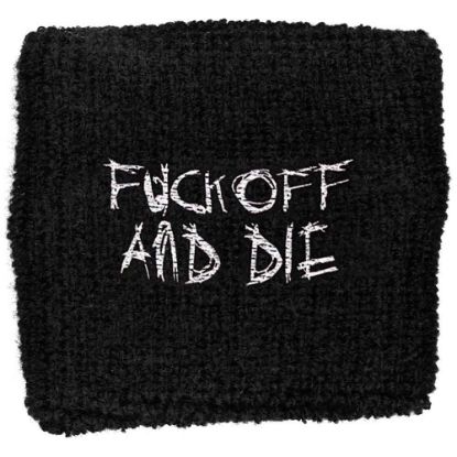 Picture of Darkthrone Embroidered Wristband: Fuck Off And Die (Loose)