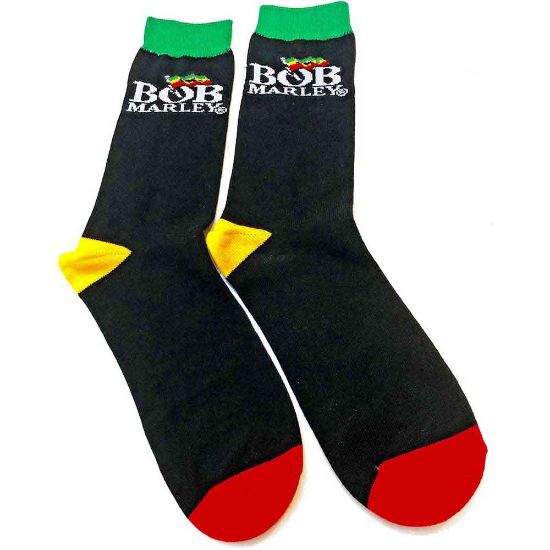 Picture of Bob Marley Unisex Ankle Socks: Logo (UK Size 7 - 11)