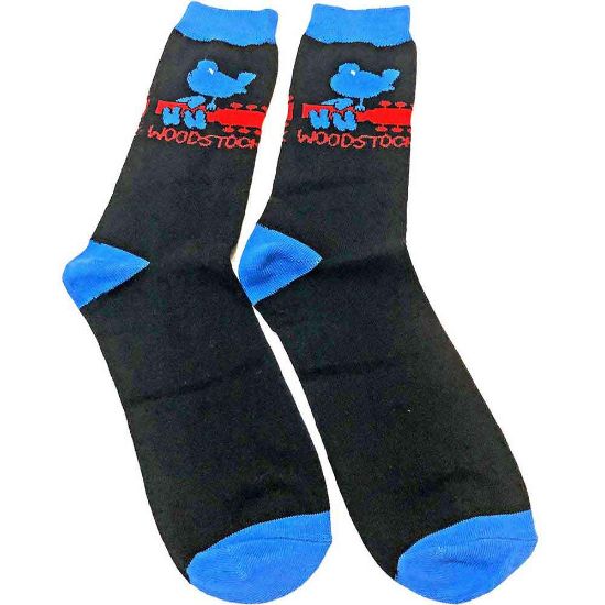 Picture of Woodstock Unisex Ankle Socks: Logo (UK Size 7 - 11)