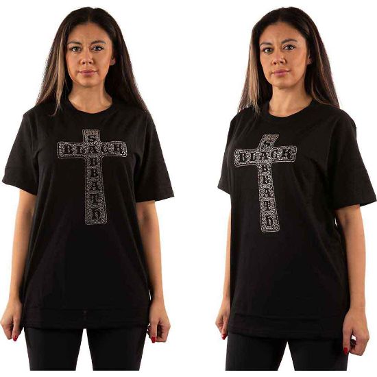 Picture of Black Sabbath Unisex T-Shirt: Cross Embellished