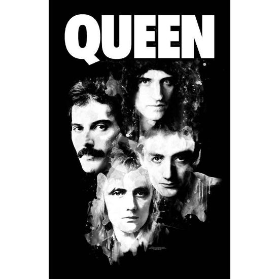 Picture of Queen Textile Poster: Faces