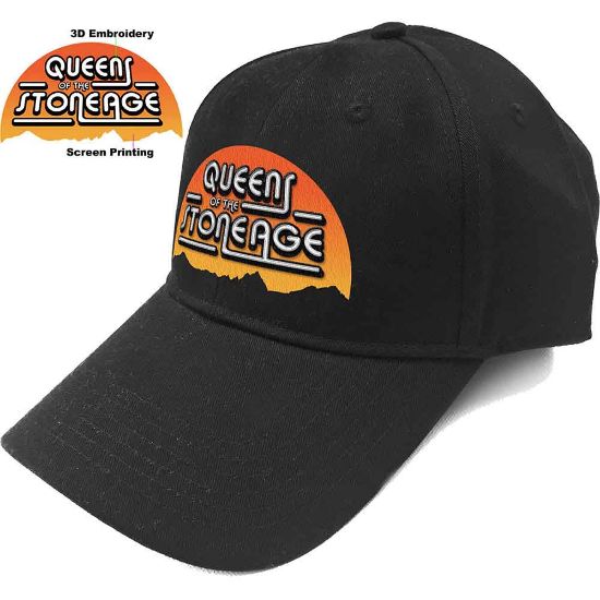 Picture of Queens Of The Stone Age Unisex Baseball Cap: Sunrise Logo