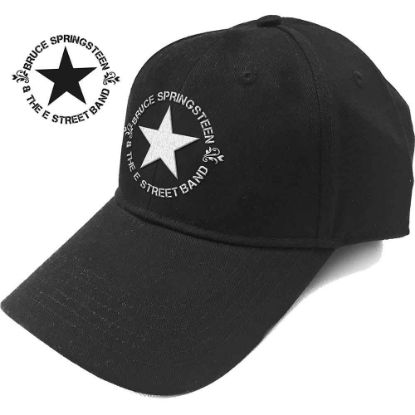 Picture of Bruce Springsteen Unisex Baseball Cap: Circle Star Logo