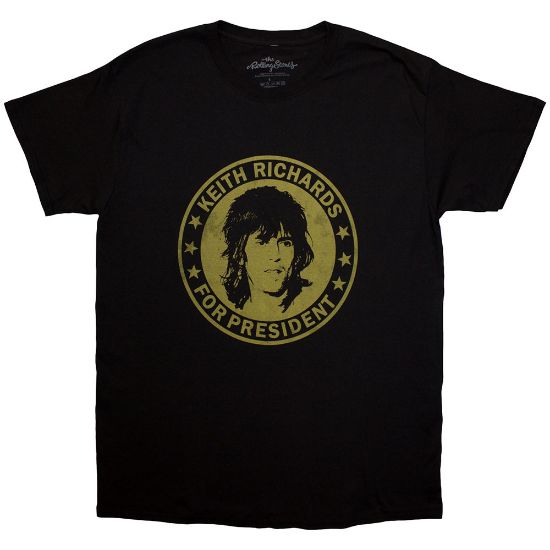Picture of The Rolling Stones Unisex T-Shirt: Keith for President