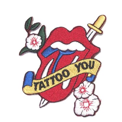 Picture of The Rolling Stones Woven Patch: Tattoo You (Medium) 