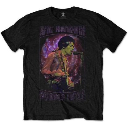Picture of Jimi Hendrix Unisex T-Shirt: Purple Haze Frame