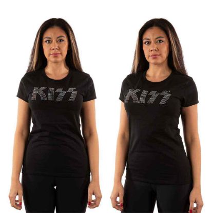 Picture of KISS Ladies T-Shirt: Logo Embellished