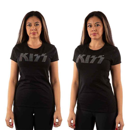 Picture of KISS Ladies T-Shirt: Logo Embellished