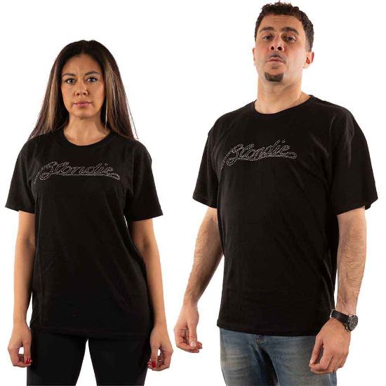 Picture of Blondie Unisex T-Shirt: Logo Embellished