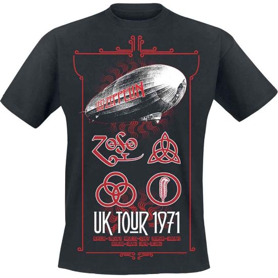 Picture of Led Zeppelin Unisex T-Shirt: UK Tour '71.
