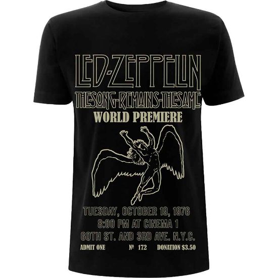Picture of Led Zeppelin Unisex T-Shirt: TSRTS World Premier