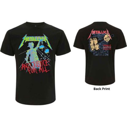 Picture of Metallica Unisex T-Shirt: And Justice For All (Original) Back Print (X-Large)
