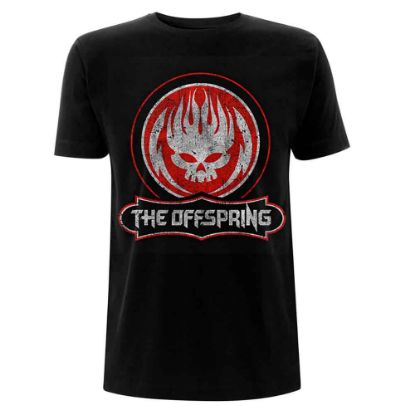 Picture of The Offspring Unisex T-Shirt: Distressed Skull