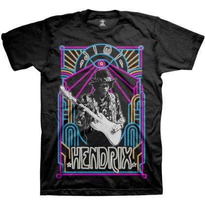 Picture of Jimi Hendrix Unisex T-Shirt: Electric Ladyland Neon