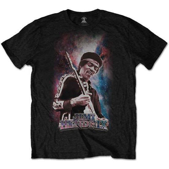 Picture of Jimi Hendrix Unisex T-Shirt: Galaxy