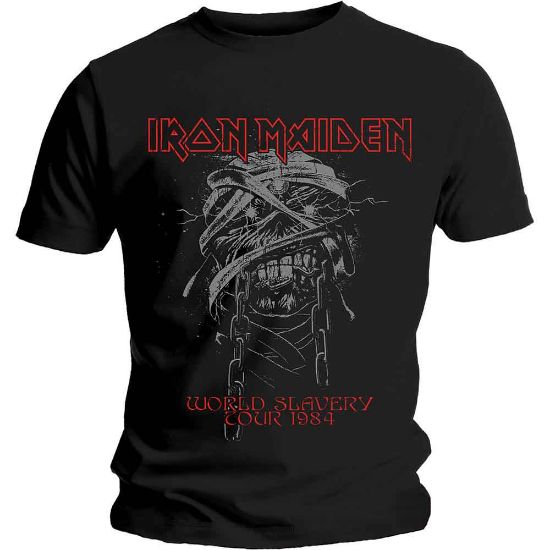 Picture of Iron Maiden Unisex T-Shirt: World Slavery 1984 Tour