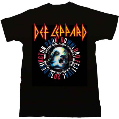 Picture of Def Leppard Unisex T-Shirt: Download Fest 2019 (Limited Edition) (Large)