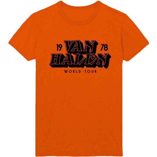 Picture of Van Halen Unisex T-Shirt: World Tour '78